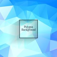 Blue polygon elegant background illustration vector