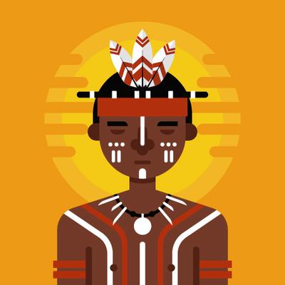 Indigenous Character Vector
