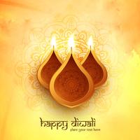 Modern colorful diwali bright background vector