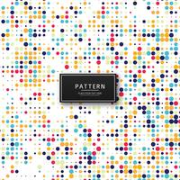 Abstract colorful dots pattern background illustration vector