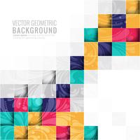 Modern colorful blocks background vector