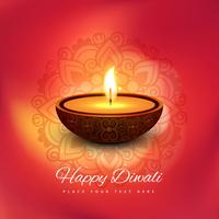 Abstract shiny beautiful diwali background vector