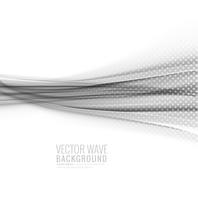 Beautiful gray wavy background  vector