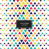 Beautiful colorful triangle pattern background vector