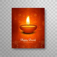 Modern beautiful colorful diwali modern brochure design vector