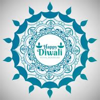 Abstract shiny beautiful diwali background vector