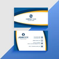 Abstract Visiting card colorful business card template design vector