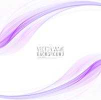 Abstract purple wave design vector