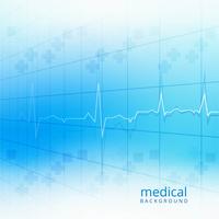 Medical blue background vector illustration