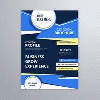 Beautiful business brochure creative template vector design