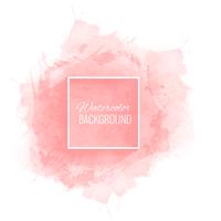 Abstract soft pink watercolor design vector