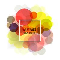 Abstract colorful circles background illustration vector