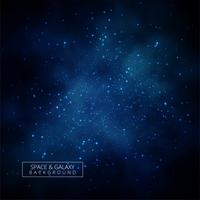 Beautiful blue galaxy background universe  vector