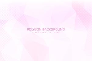 Modern light pink polygon background vector