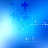 Abstract blue medical background vector