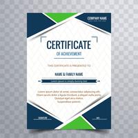 Modern certificate background vector