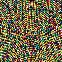 Fondo colorido abstracto del modelo de mosaico vector