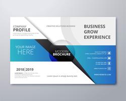 Elegant creative business brochure template design vector