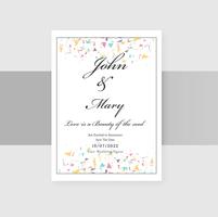 Set of  wedding invitation card background vector