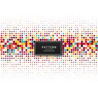 Elegant colorful dots pattern background vector