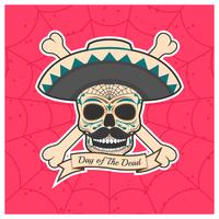 Ilustración del día de los muertos vector