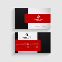 Beautiful business card template illustration vector