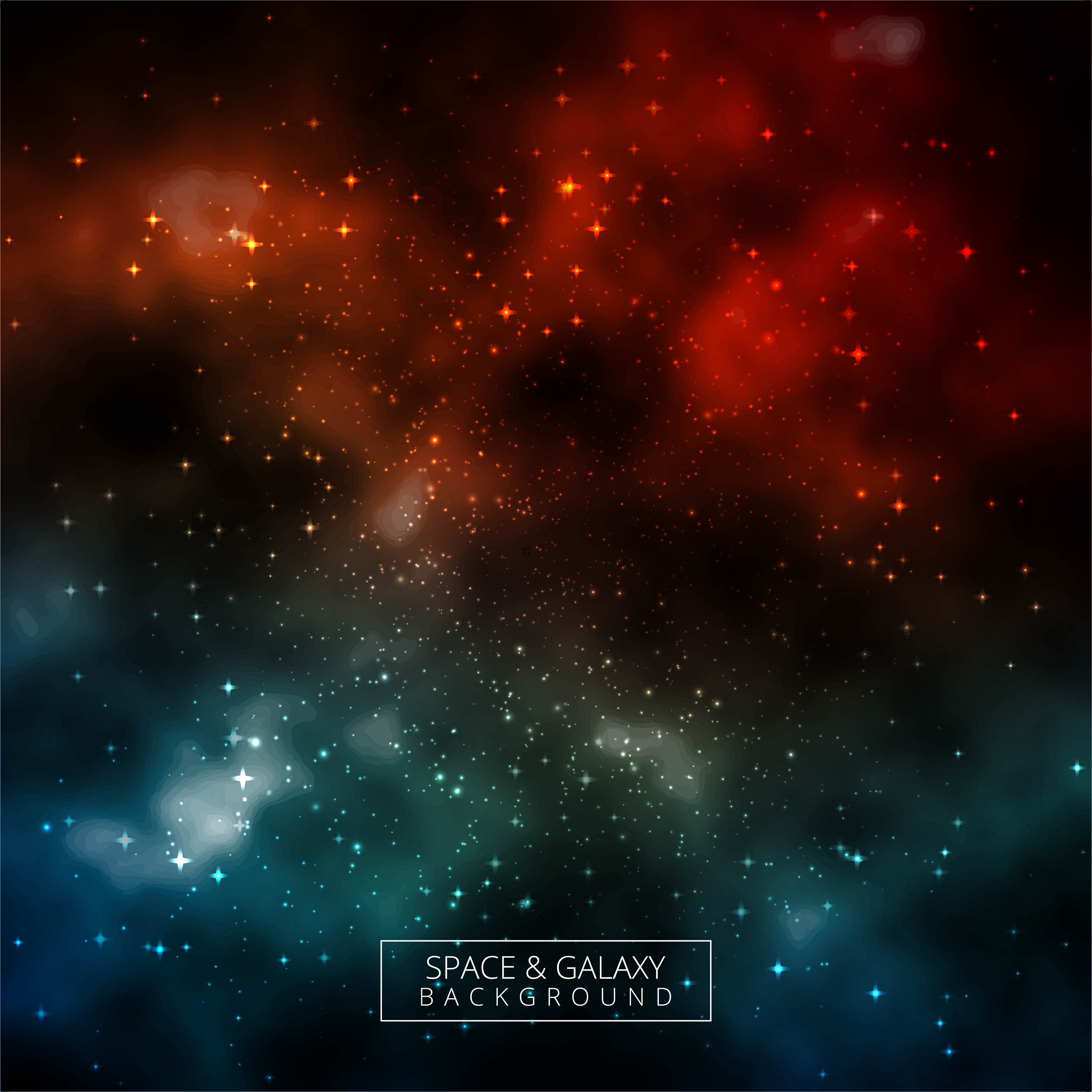 Glow Universe Galaxy Colorful Background Vector Download Free