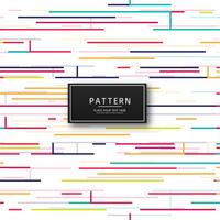 Abstract colorful lines pattern background vector