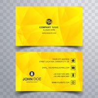 Modern business card template design vector