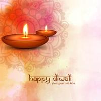 Modern beautiful colorful diwali bright design vector