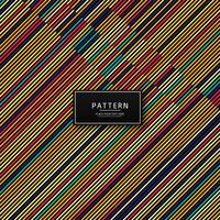 Abstract colorful creative lines pattern design vector