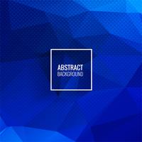 Abstract blue polygon geometric background vector