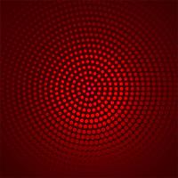 Beautiful circular dotted red background vector