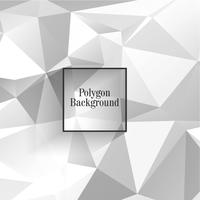 Modern grey polygon background vector