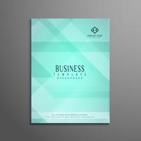 Abstract business flyer template design