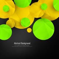 Abstract geometric circles background vector