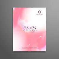 Abstract watercolor business flyer template design vector