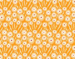 dandelion seamless pattern vector