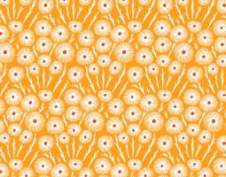 dandelion seamless pattern vector