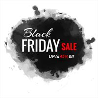 Abstract black friday sale poster design vector