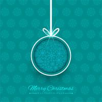 Merry Christmas greeting card colorful background vector