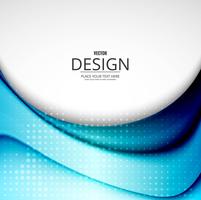 Abstract business elegant wave background illustration vector