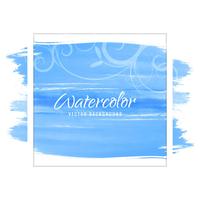 Abstract colorful watercolor stroke background vector