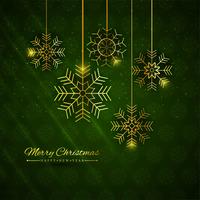 Merry Christmas greeting card colorful background vector