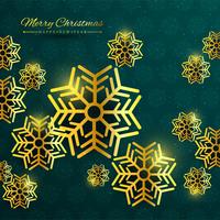 Merry Christmas greeting card colorful background vector