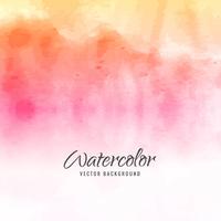 Abstract colorful watercolor stroke background vector