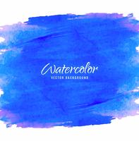 Abstract colorful watercolor stroke background vector