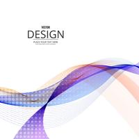 Abstract business elegant wave background illustration vector