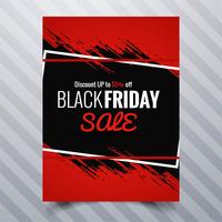 Abstract black friday sale poster brochure template design  vector