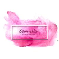 Abstract colorful watercolor stroke background vector